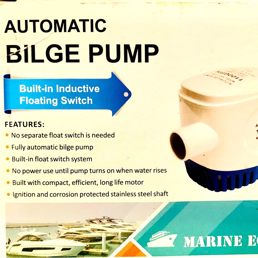 Automatic Bilge Pump for your water craft 🚤!
